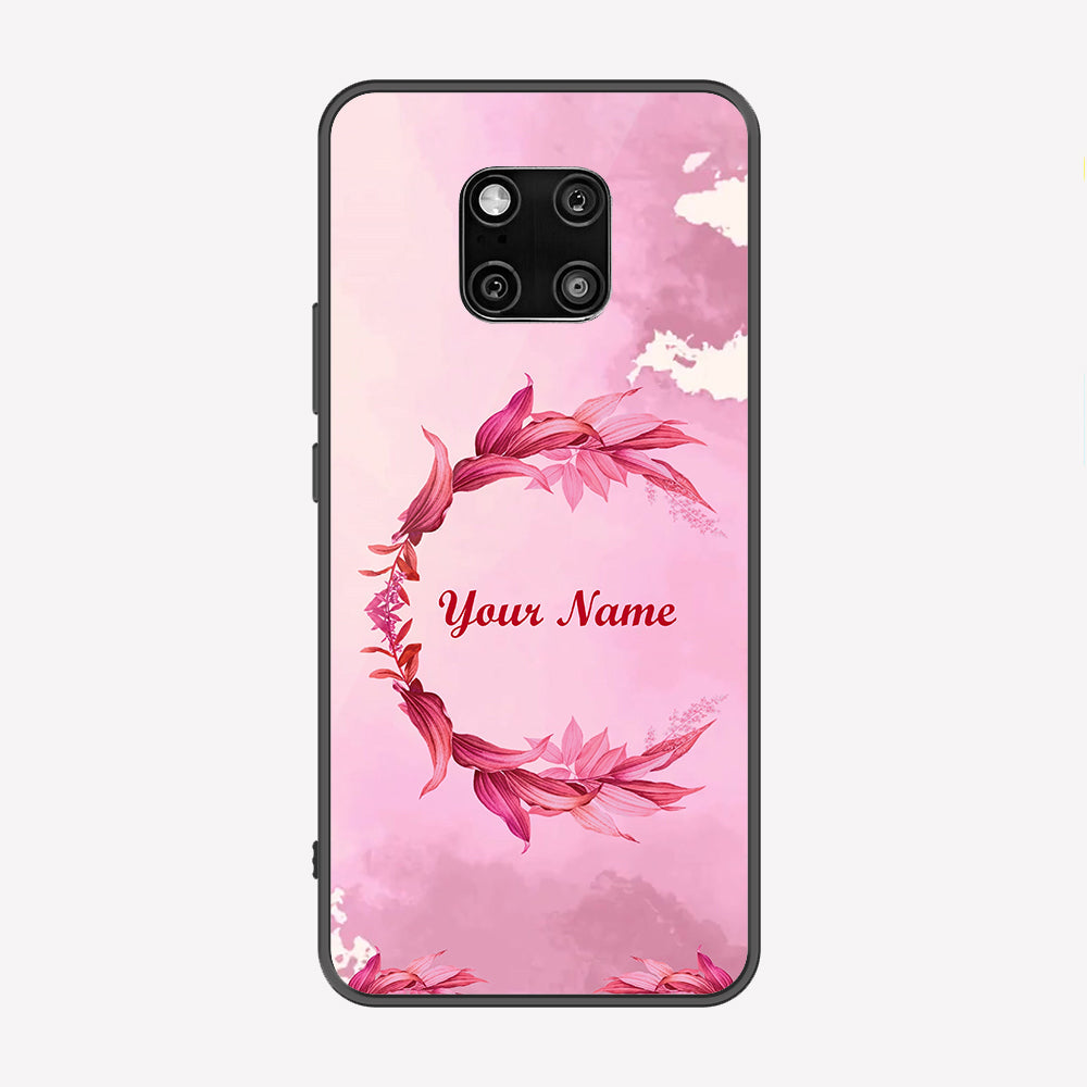 Huawei Mate 20 Pro Cover - Personalized Name Series - Premium Printed Metal soft Bumper shock Proof Case