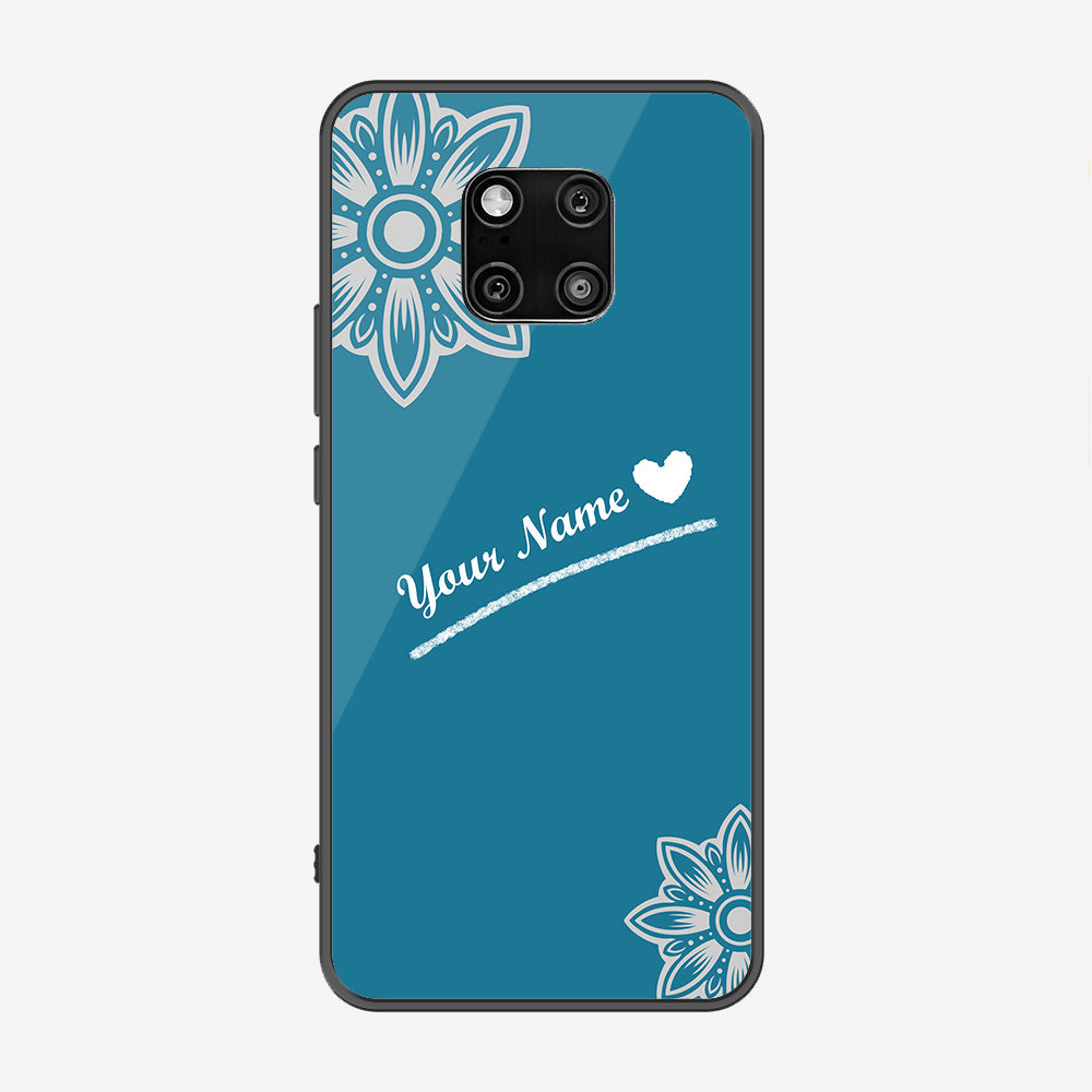 Huawei Mate 20 Pro Cover - Personalized Name Series - Premium Printed Metal soft Bumper shock Proof Case