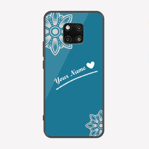 Huawei Mate 20 Pro Cover - Personalized Name Series - Premium Printed Metal soft Bumper shock Proof Case