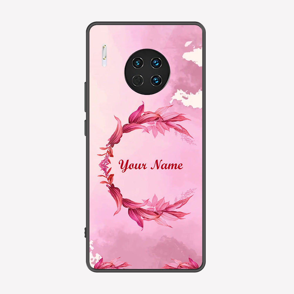 Huawei Mate 30 Cover - Personalized Name Series - Premium Printed Metal soft Bumper shock Proof Case
