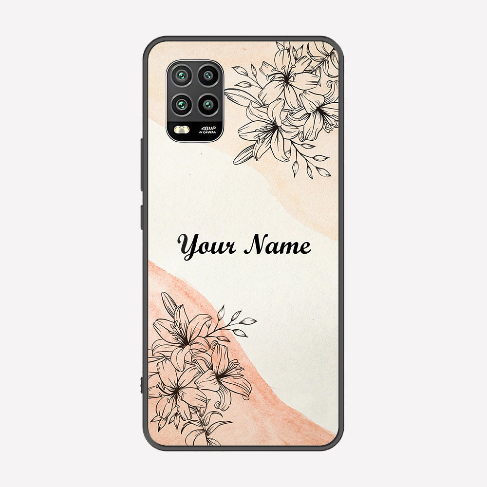 Xiaomi Mi 10 Lite 5G Cover - Personalized Name Series - Premium Printed Metal soft Bumper shock Proof Case