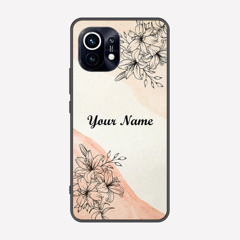 Xiaomi Mi 11 Cover - Personalized Name Series - Premium Printed Metal soft Bumper shock Proof Case