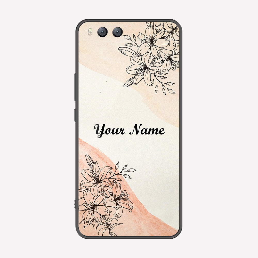 Xiaomi Mi 6 Cover - Personalized Name Series - Premium Printed Metal soft Bumper shock Proof Case