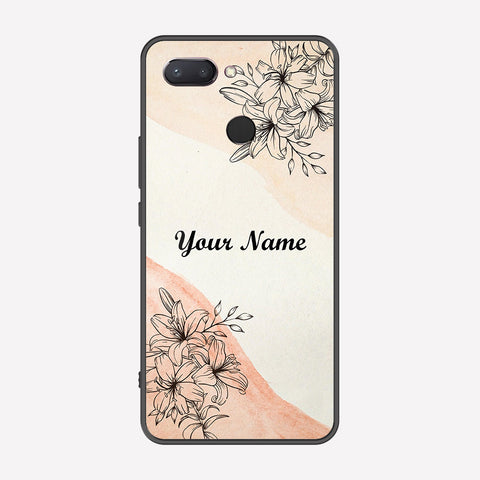 Xiaomi Mi 8 Lite Cover - Personalized Name Series - Premium Printed Metal soft Bumper shock Proof Case