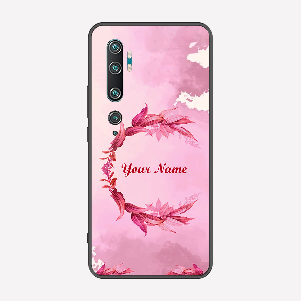 Xiaomi Mi Note 10 Cover - Personalized Name Series - Premium Printed Metal soft Bumper shock Proof Case
