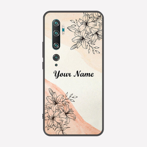 Xiaomi Mi Note 10 Cover - Personalized Name Series - Premium Printed Metal soft Bumper shock Proof Case