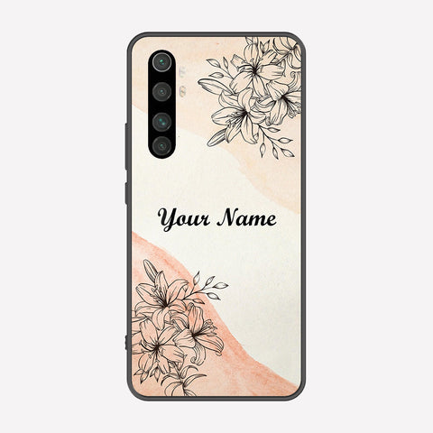 Xiaomi Mi Note 10 Lite Cover - Personalized Name Series - Premium Printed Metal soft Bumper shock Proof Case