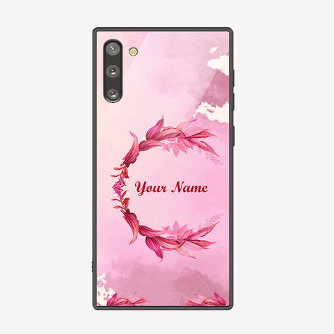 Samsung Galaxy Note 10 Cover - Personalized Name Series - Premium Printed Metal soft Bumper shock Proof Case
