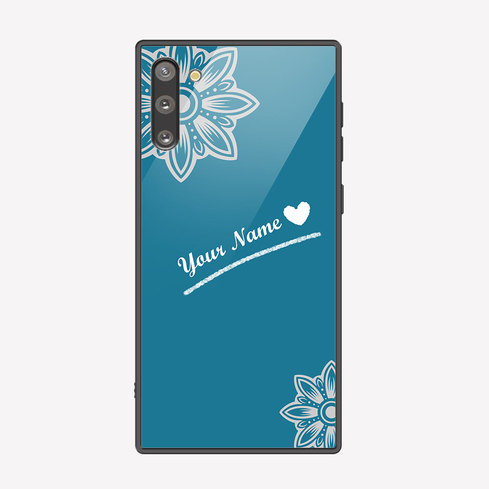 Samsung Galaxy Note 10 Cover - Personalized Name Series - Premium Printed Metal soft Bumper shock Proof Case