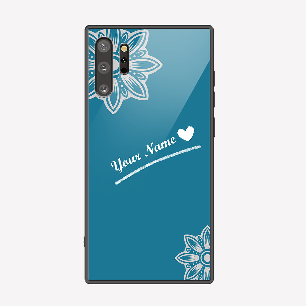 Samsung Galaxy Note 10 Plus Cover - Personalized Name Series - Premium Printed Metal soft Bumper shock Proof Case