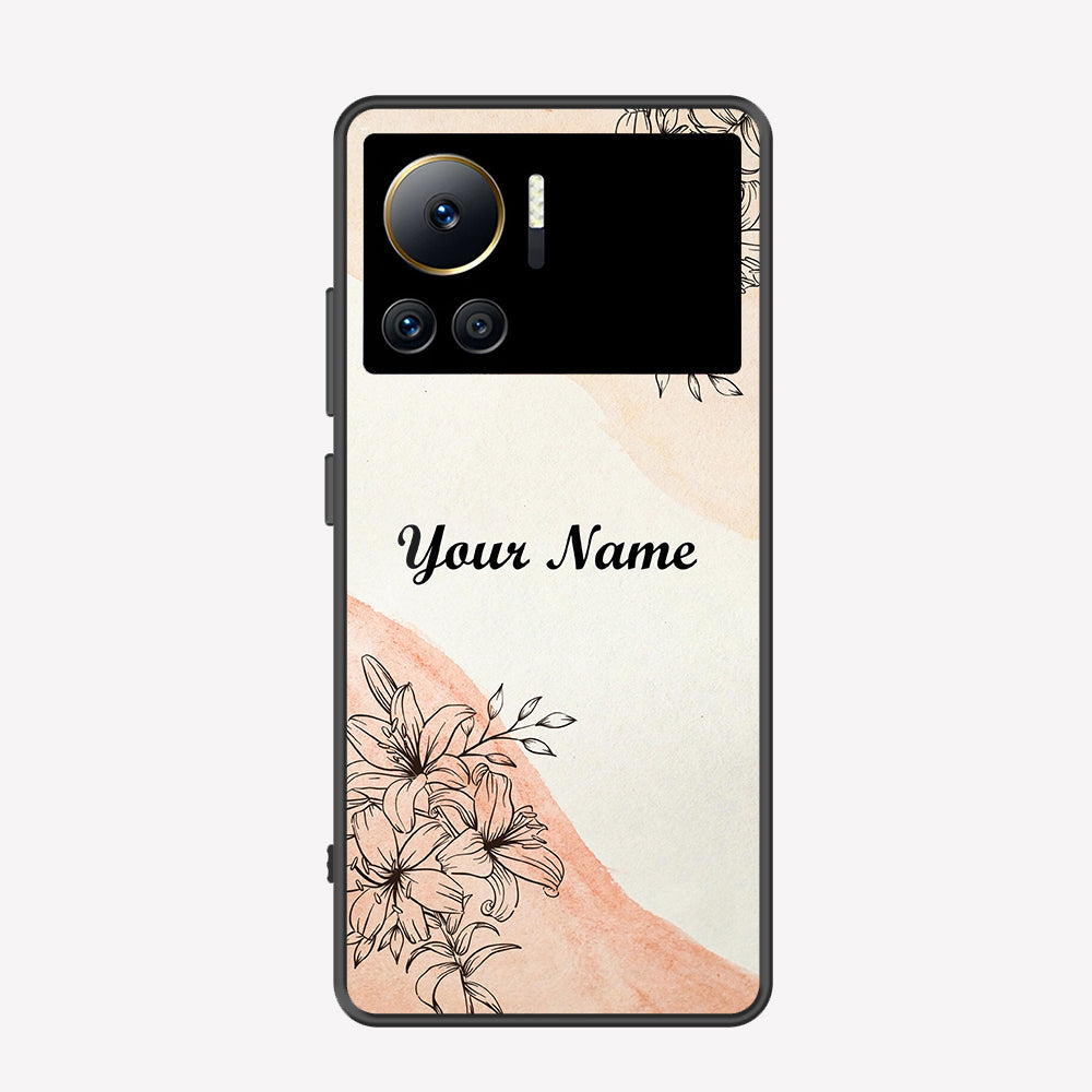 Infinix Note 12 VIP Cover - Personalized Name Series - Premium Printed Metal soft Bumper shock Proof Case