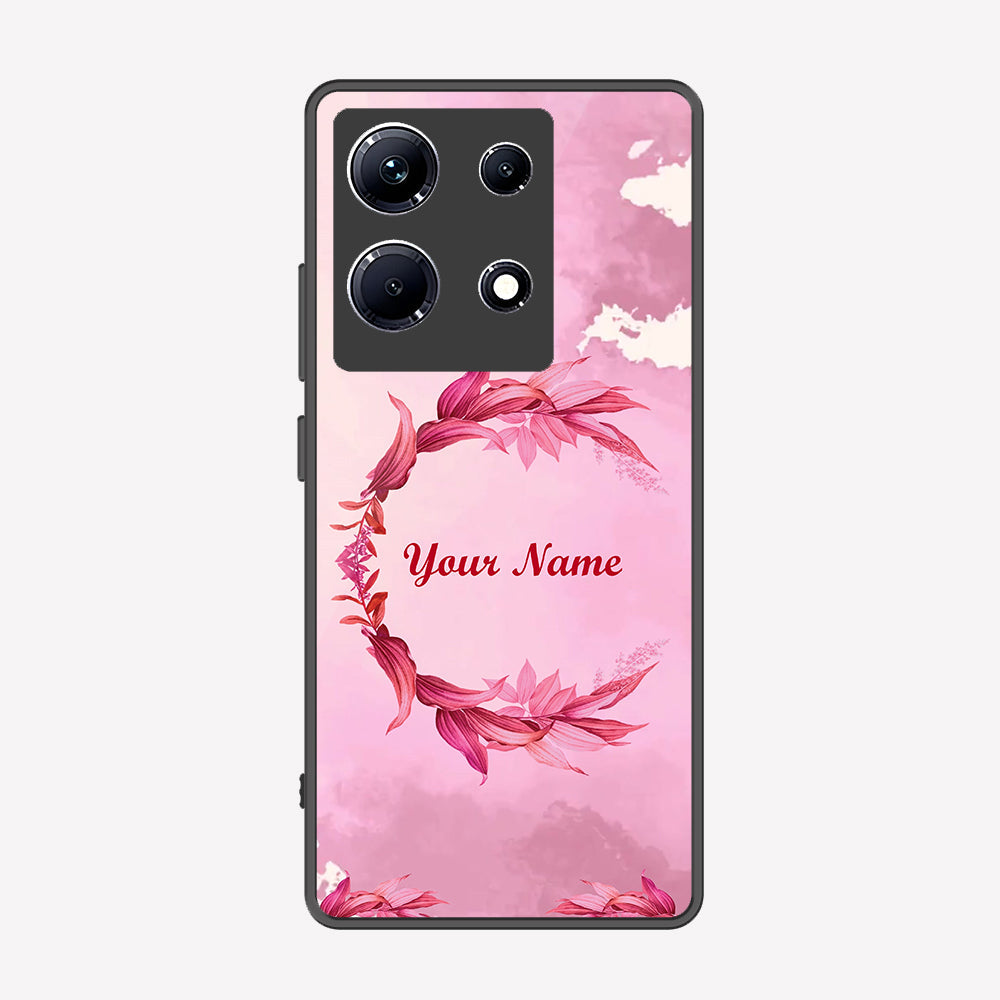 Infinix Note 30 Cover - Personalized Name Series - Premium Printed Metal soft Bumper shock Proof Case