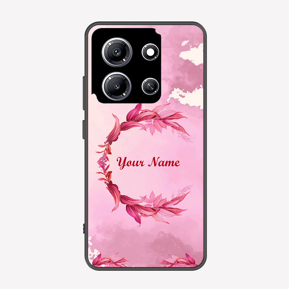 Infinix Note 30i Cover - Personalized Name Series - Premium Printed Metal soft Bumper shock Proof Case