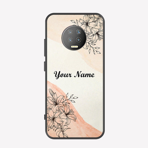 Infinix Note 7 Cover - Personalized Name Series - Premium Printed Metal soft Bumper shock Proof Case