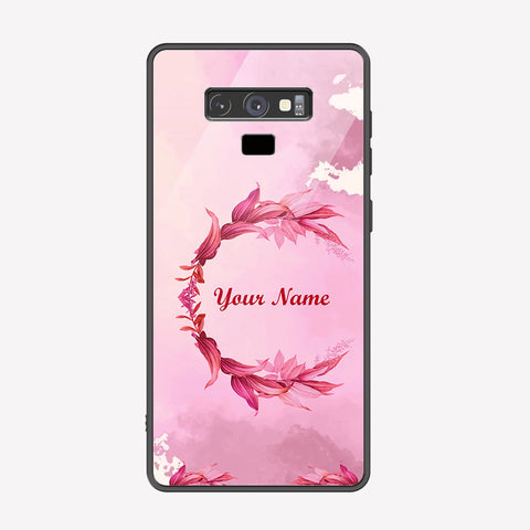 Samsung Galaxy Note 9 Cover - Personalized Name Series - Premium Printed Metal soft Bumper shock Proof Case