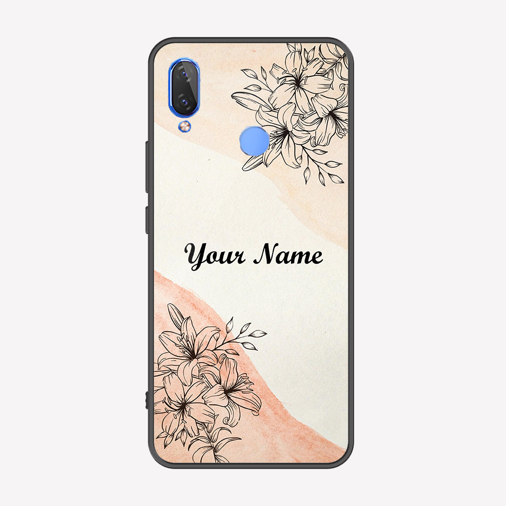 Huawei Nova 3i / P Smart Plus Cover - Personalized Name Series - Premium Printed Metal soft Bumper shock Proof Case