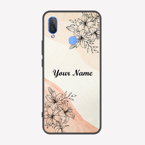 Huawei Nova 3i / P Smart Plus Cover - Personalized Name Series - Premium Printed Metal soft Bumper shock Proof Case