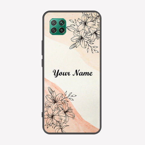 Huawei Nova 6 SE Cover - Personalized Name Series - Premium Printed Metal soft Bumper shock Proof Case