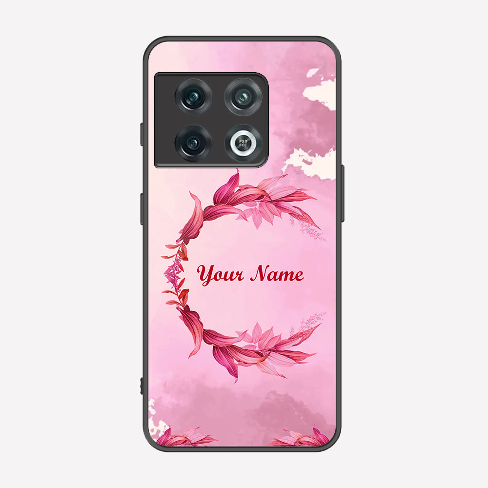 OnePlus 10 Pro Cover - Personalized Name Series - Premium Printed Metal soft Bumper shock Proof Case