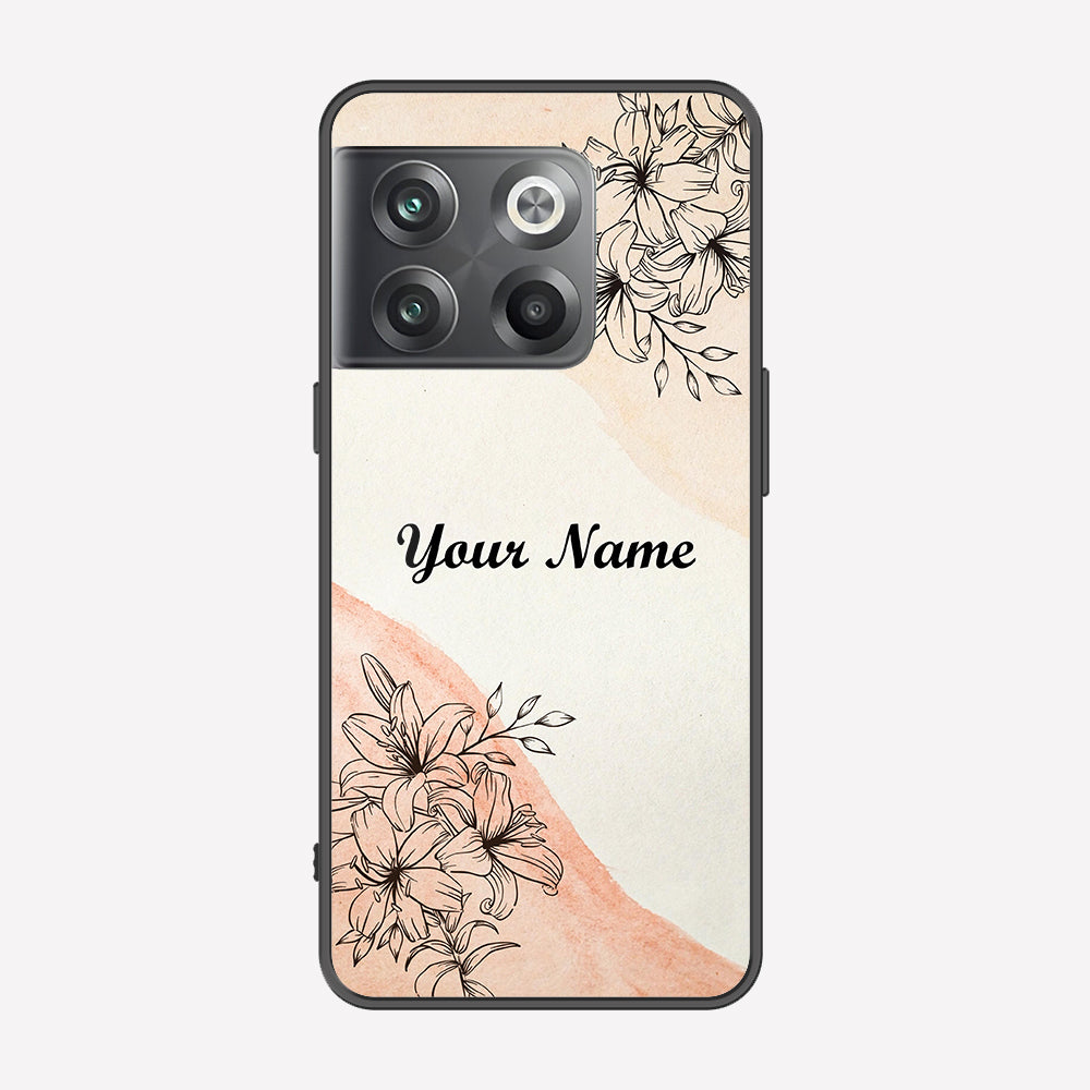 OnePlus 10T Cover - Personalized Name Series - Premium Printed Metal soft Bumper shock Proof Case