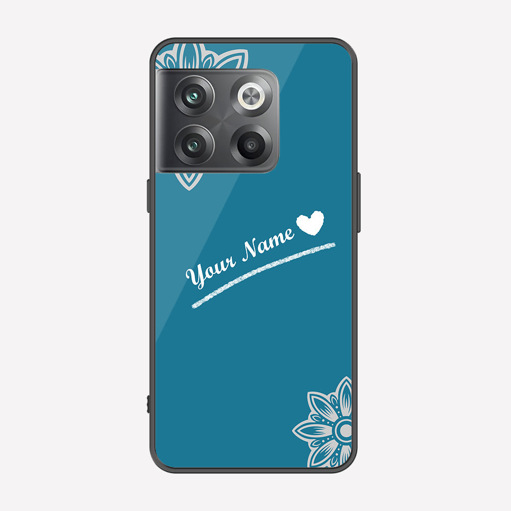 OnePlus 10T Cover - Personalized Name Series - Premium Printed Metal soft Bumper shock Proof Case