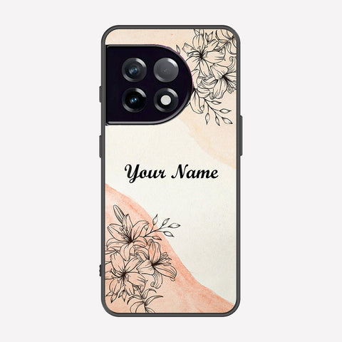 OnePlus 11 Cover - Personalized Name Series - Premium Printed Metal soft Bumper shock Proof Case