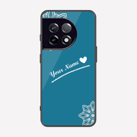 OnePlus 11 Cover - Personalized Name Series - Premium Printed Metal soft Bumper shock Proof Case