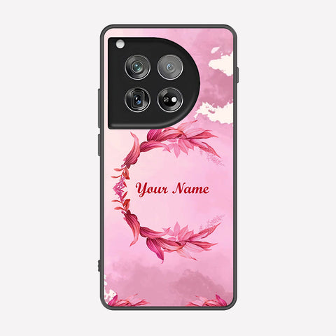 OnePlus 12 Cover - Personalized Name Series - Premium Printed Metal soft Bumper shock Proof Case