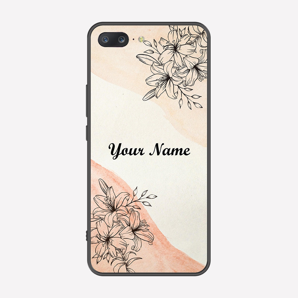 OnePlus 3 Cover - Personalized Name Series - Premium Printed Metal soft Bumper shock Proof Case