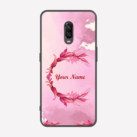 OnePlus 6T Cover - Personalized Name Series - Premium Printed Metal soft Bumper shock Proof Case