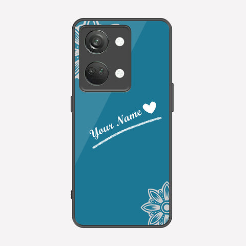 One Plus Nord 3 Cover - Personalized Name Series - Premium Printed Metal soft Bumper shock Proof Case