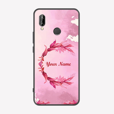 Huawei P20 Lite Cover - Personalized Name Series - Premium Printed Metal soft Bumper shock Proof Case