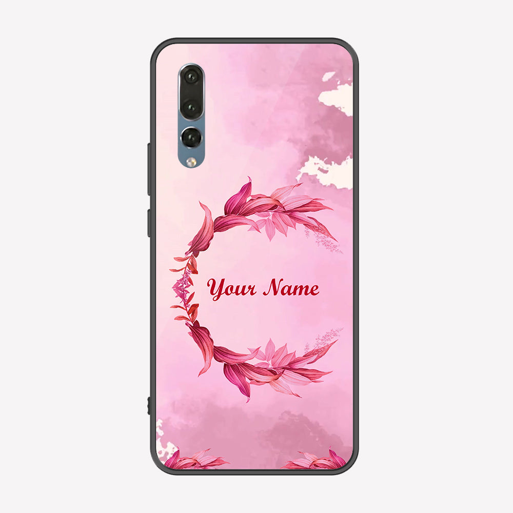 Huawei P20 Pro Cover - Personalized Name Series - Premium Printed Metal soft Bumper shock Proof Case
