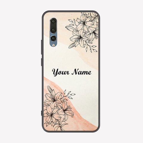 Huawei P20 Pro Cover - Personalized Name Series - Premium Printed Metal soft Bumper shock Proof Case