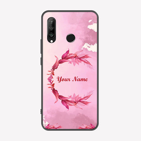 Huawei P30 lite Cover - Personalized Name Series - Premium Printed Metal soft Bumper shock Proof Case