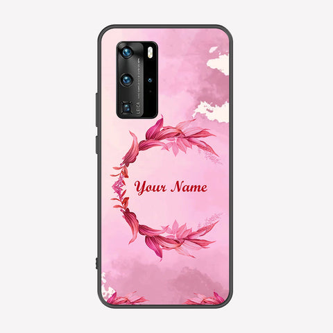 Huawei P40 Pro  Cover - Personalized Name Series - Premium Printed Metal soft Bumper shock Proof Case