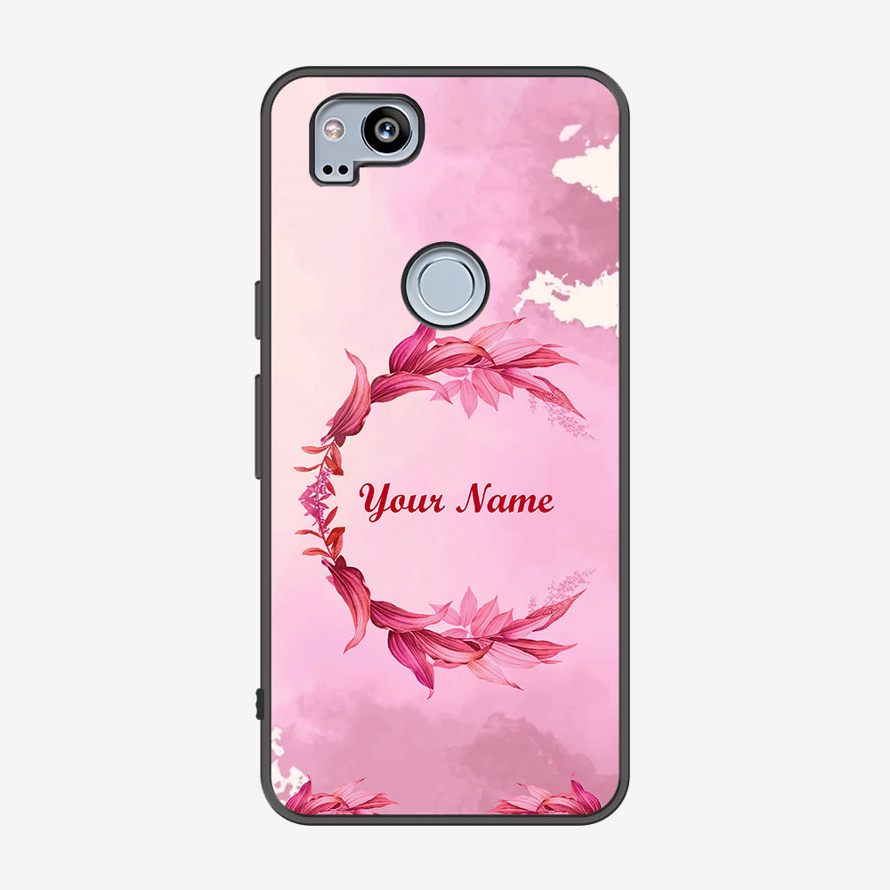 Google Pixel 2 Cover - Personalized Name Series - Premium Printed Metal soft Bumper shock Proof Case