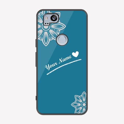 Google Pixel 2 Cover - Personalized Name Series - Premium Printed Metal soft Bumper shock Proof Case