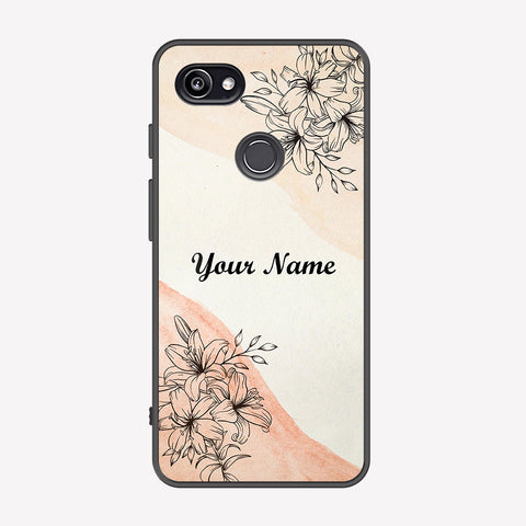 Google Pixel 3 XL Cover - Personalized Name Series - Premium Printed Metal soft Bumper shock Proof Case