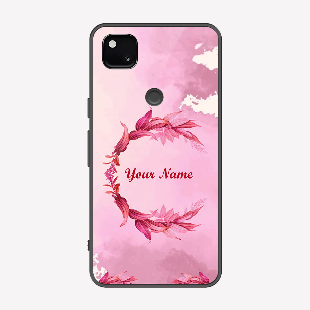 Google Pixel 4a 4G Cover - Personalized Name Series - Premium Printed Metal soft Bumper shock Proof Case