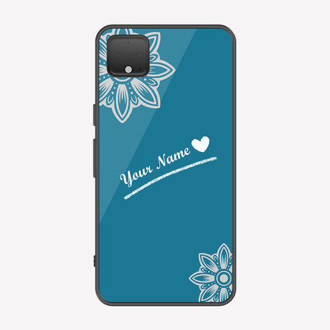 Google Pixel 4 XL Cover - Personalized Name Series - Premium Printed Metal soft Bumper shock Proof Case