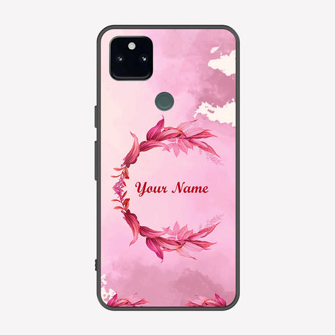 Google Pixel 5a 5G Cover - Personalized Name Series - Premium Printed Metal soft Bumper shock Proof Case