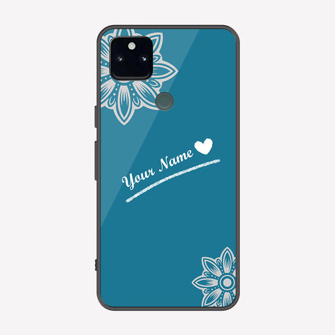 Google Pixel 5a 5G Cover - Personalized Name Series - Premium Printed Metal soft Bumper shock Proof Case