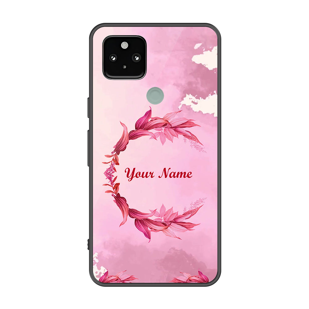 Google Pixel 4a 5G Cover - Personalized Name Series - Premium Printed Metal soft Bumper shock Proof Case