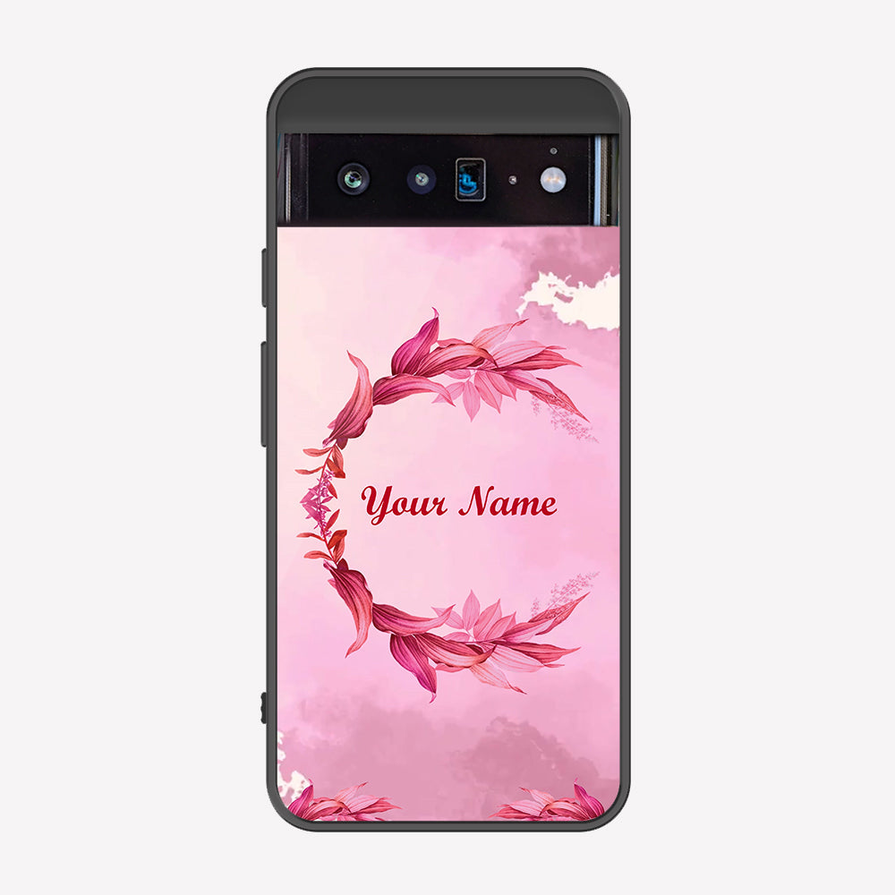 Google Pixel 6 Cover - Personalized Name Series - Premium Printed Metal soft Bumper shock Proof Case