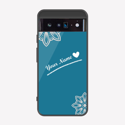 Google Pixel 6 Cover - Personalized Name Series - Premium Printed Metal soft Bumper shock Proof Case