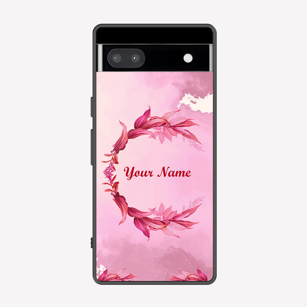 Google Pixel 6a Cover - Personalized Name Series - Premium Printed Metal soft Bumper shock Proof Case