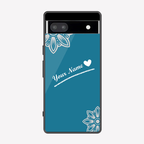 Google Pixel 6a Cover - Personalized Name Series - Premium Printed Metal soft Bumper shock Proof Case