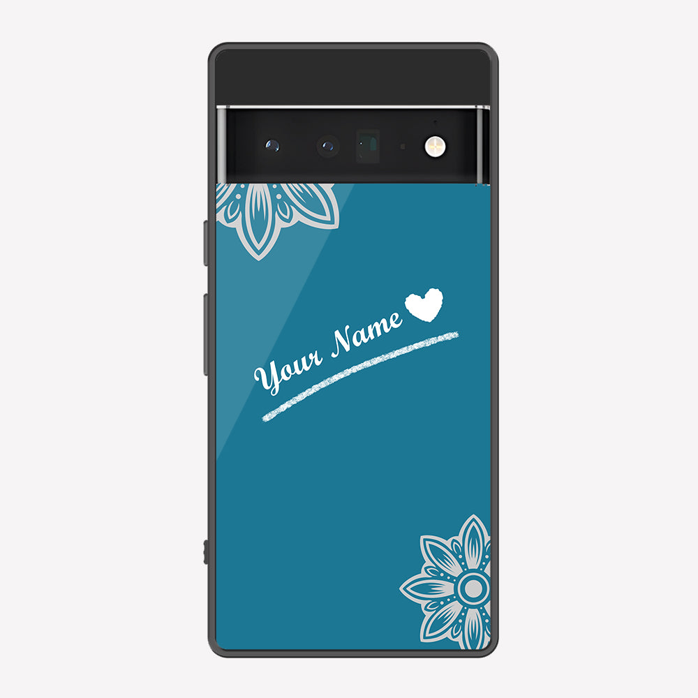 Google Pixel 6 Pro Cover - Personalized Name Series - Premium Printed Metal soft Bumper shock Proof Case