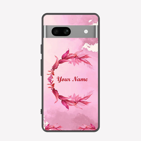 Google Pixel 7a Cover - Personalized Name Series - Premium Printed Metal soft Bumper shock Proof Case